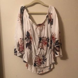 Floral Off the Shoulder Top